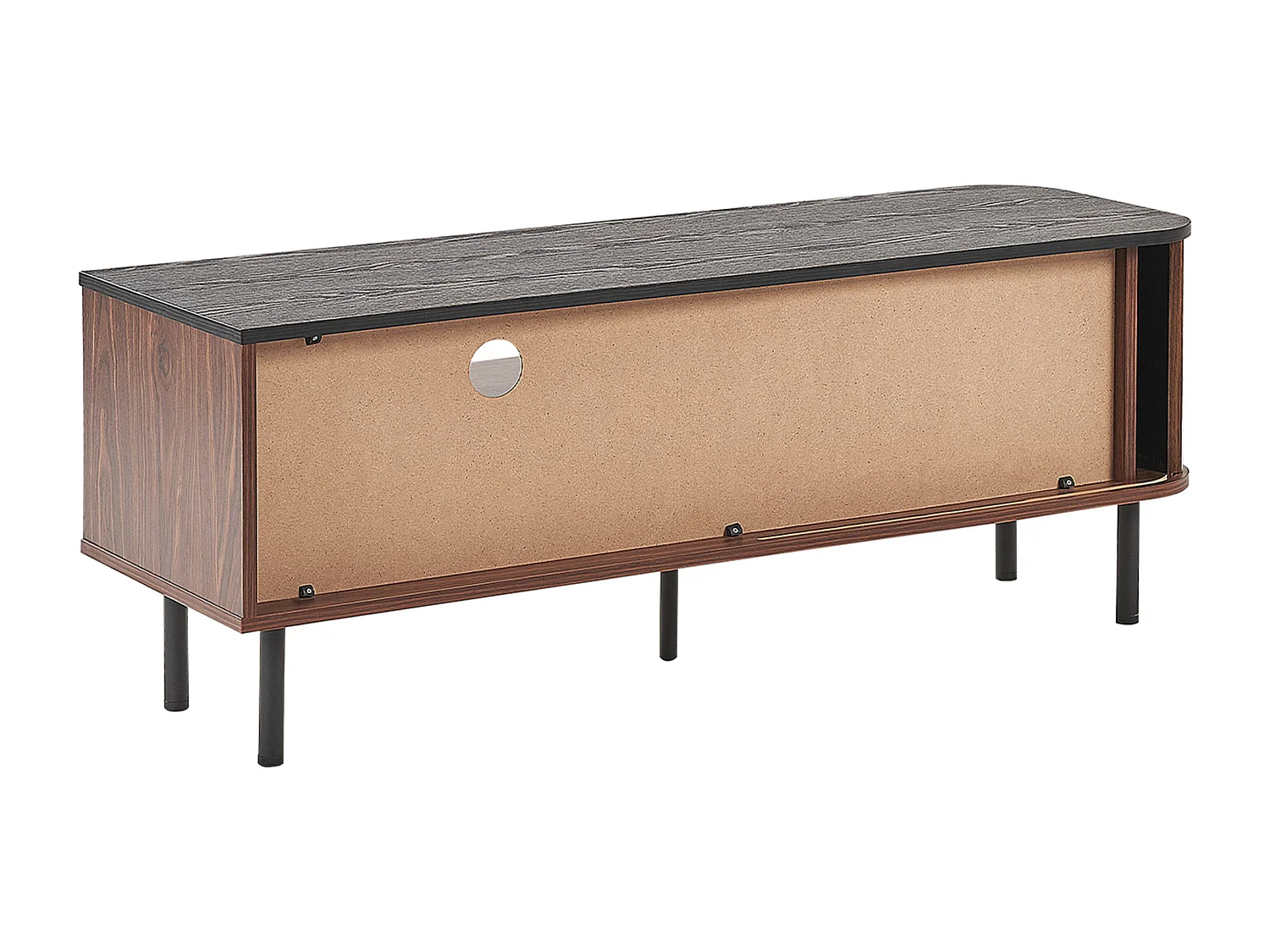 Meuble TV JOSE Marron foncé