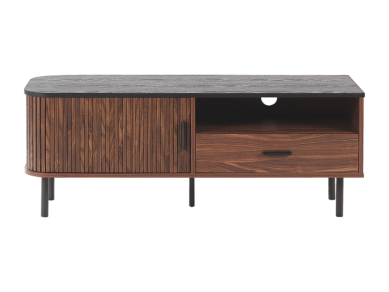 Meuble TV JOSE Marron foncé