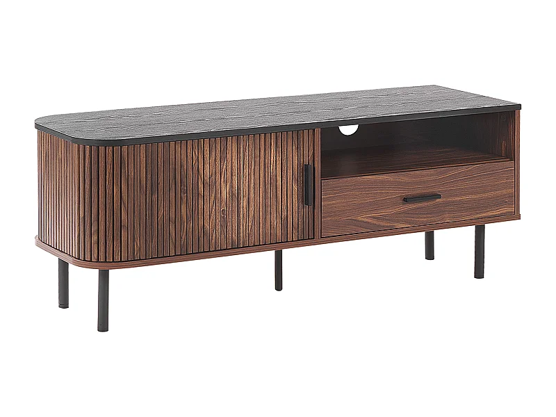 Mueble TV JOSE Marrón oscuro