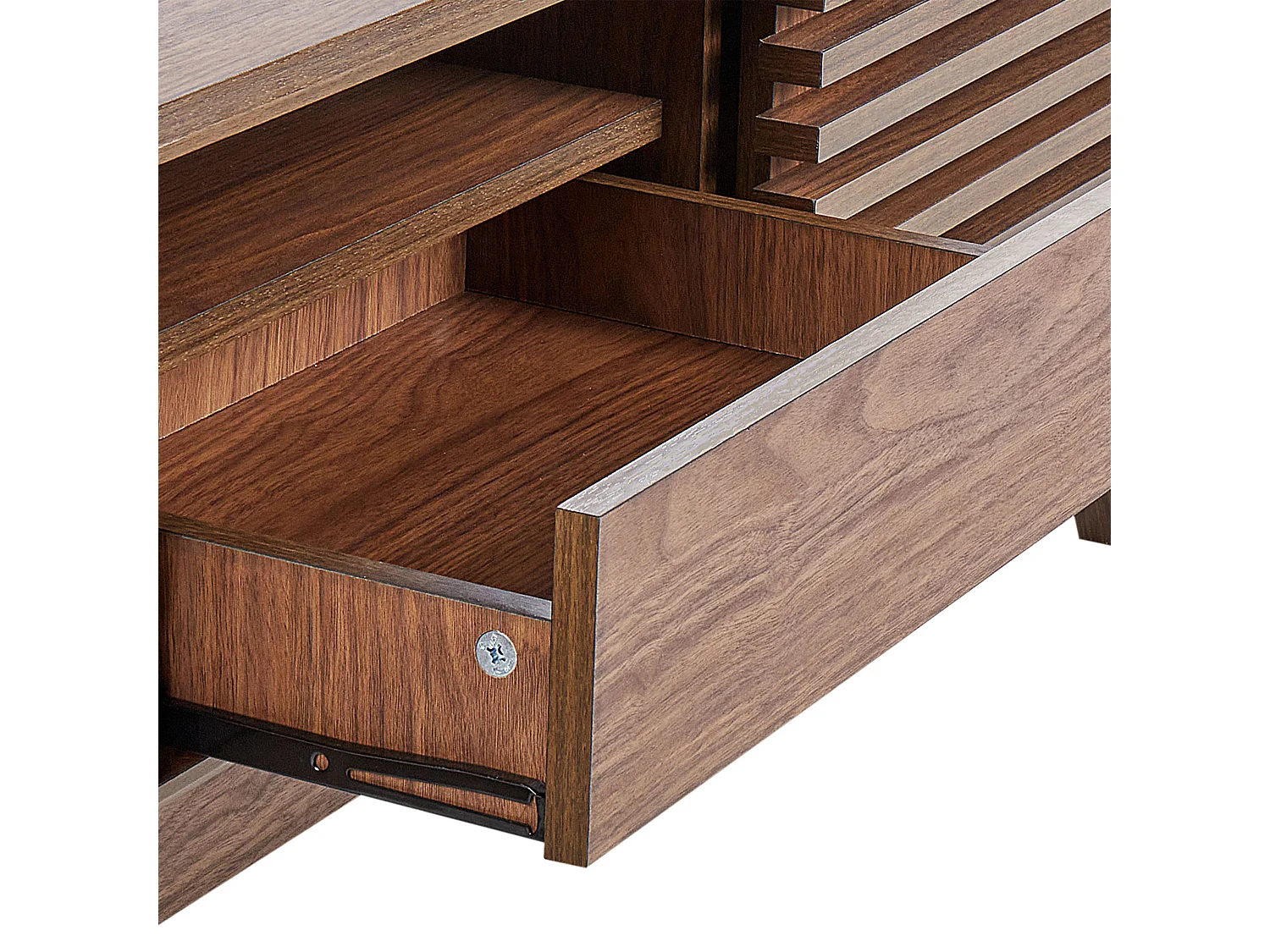 Meuble TV DETROIT Marron foncé