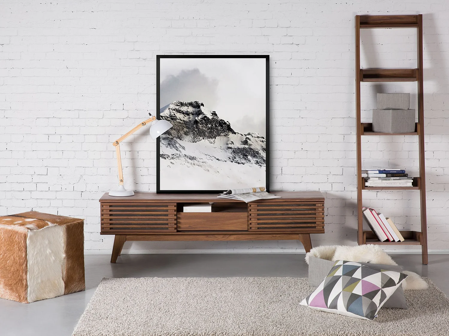 TV Stand DETROIT Dark Brown