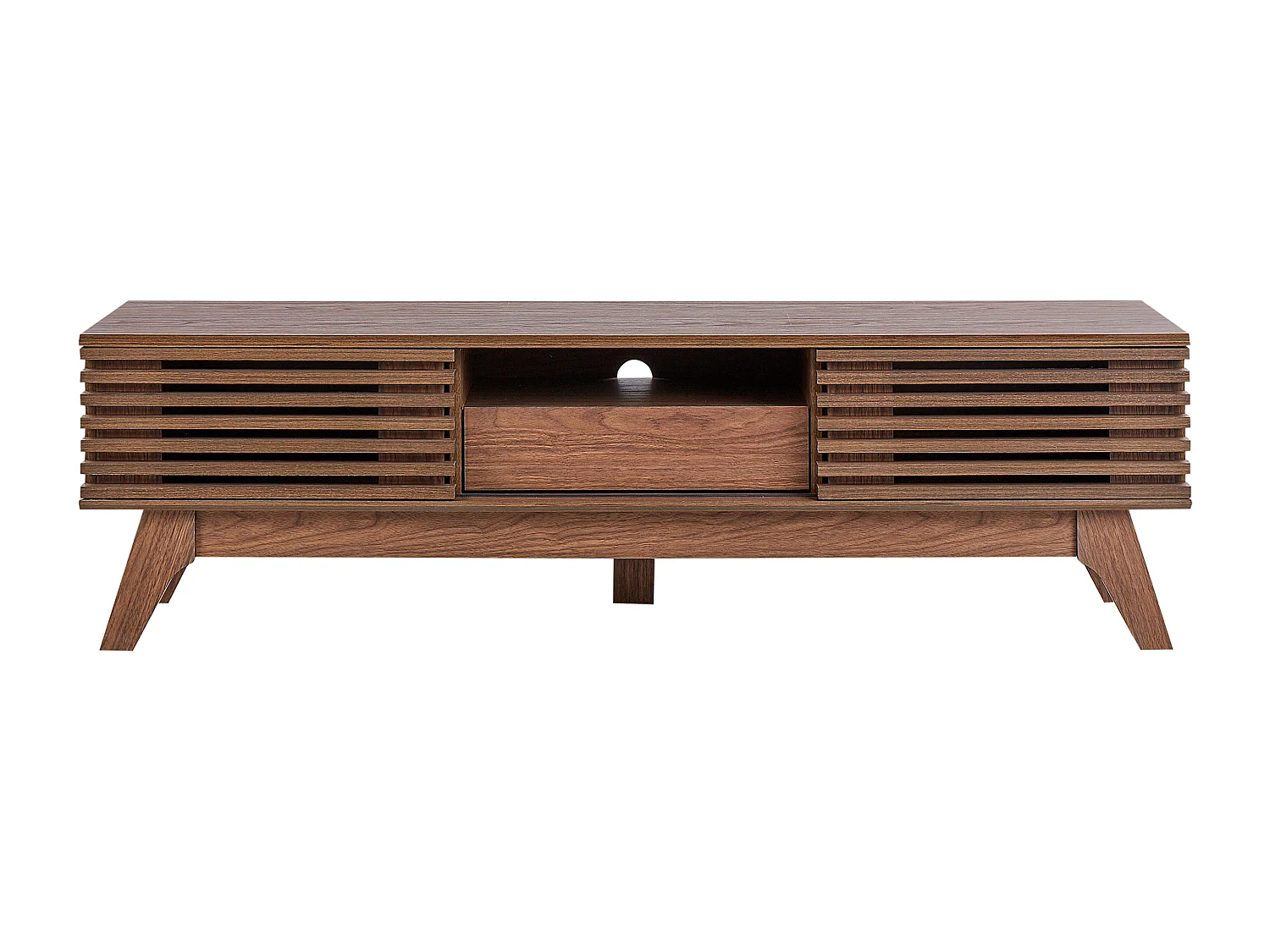 Meuble TV DETROIT Marron foncé