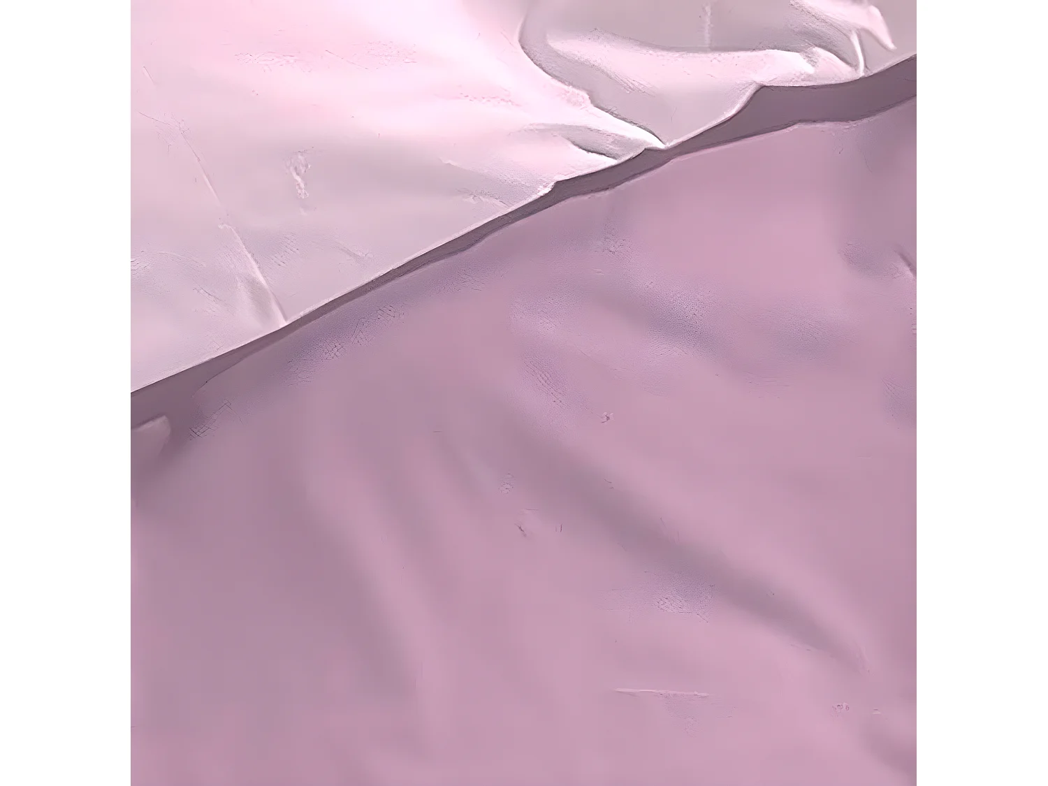 Housse de couette unie réversible en polyester et coton 240x220cm