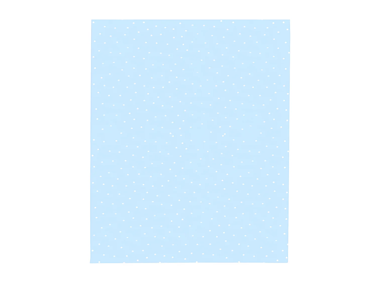 Funda nórdica reversible de 50% poliéster - 50% algodón. Con estampación de topos. Azul 150x220cm