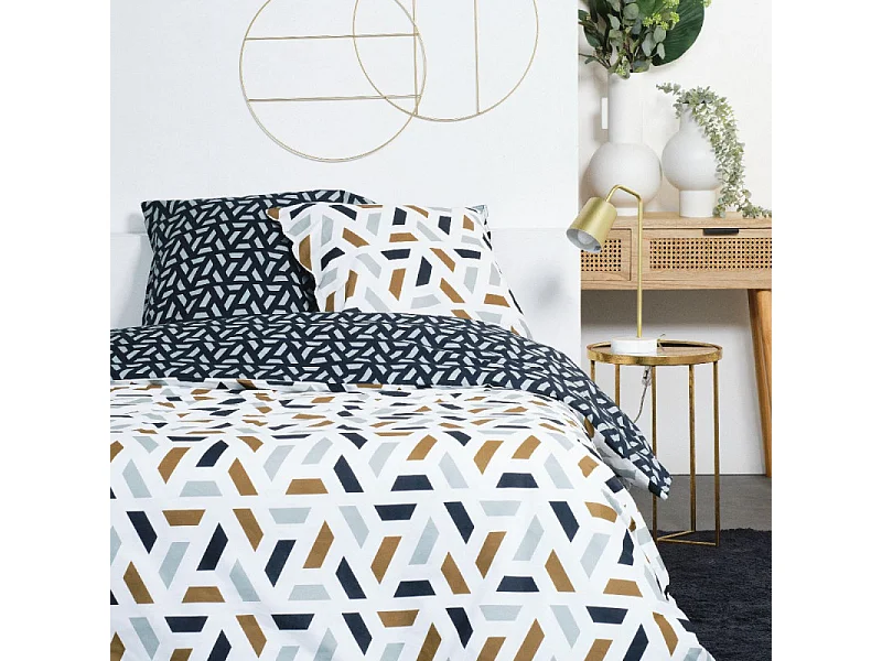 Housse de couette imprimée 220x240cm (Largeur 220 cm Hauteur 240 cm)