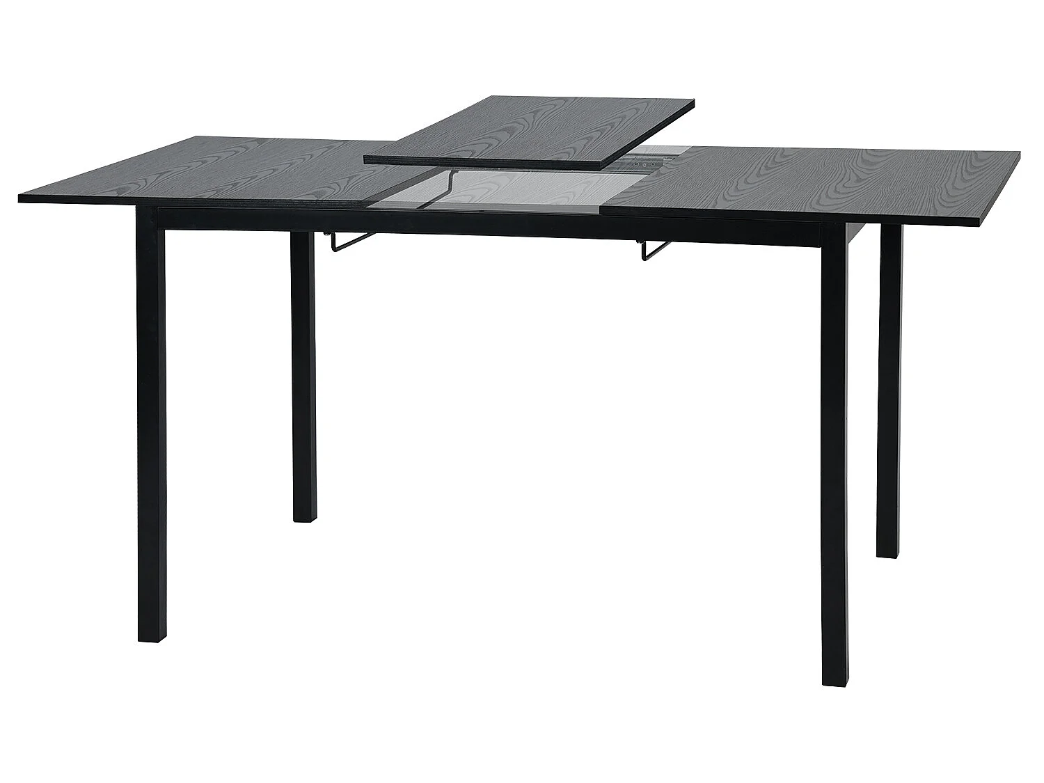 Table à manger extensible à allonge papillon intégrée,bari