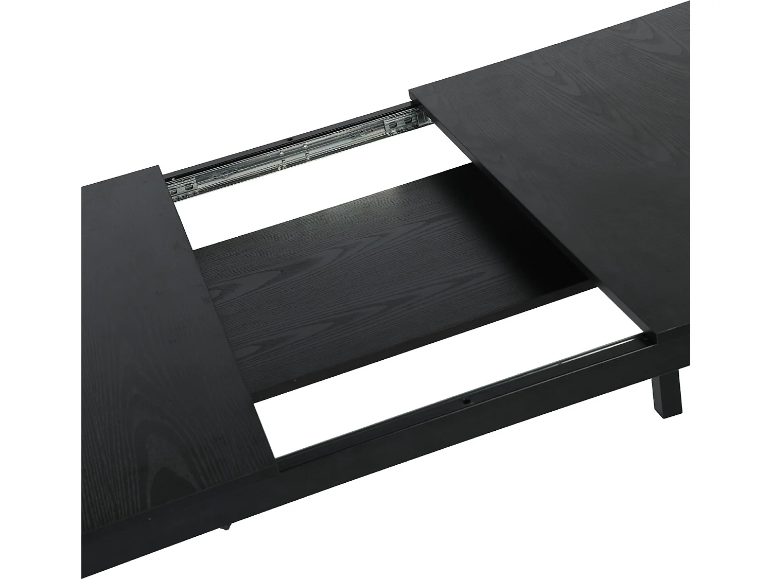 Table à manger extensible à allonge papillon intégrée,bari