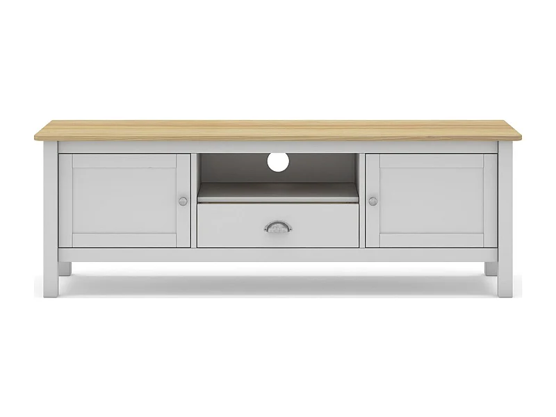 Tv-meubel Misti - 158x40x53cm - Wit