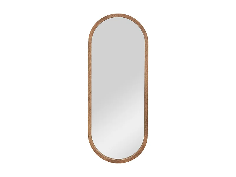 Miroir mural en Bois d'Hévéa 35 x 90 cm