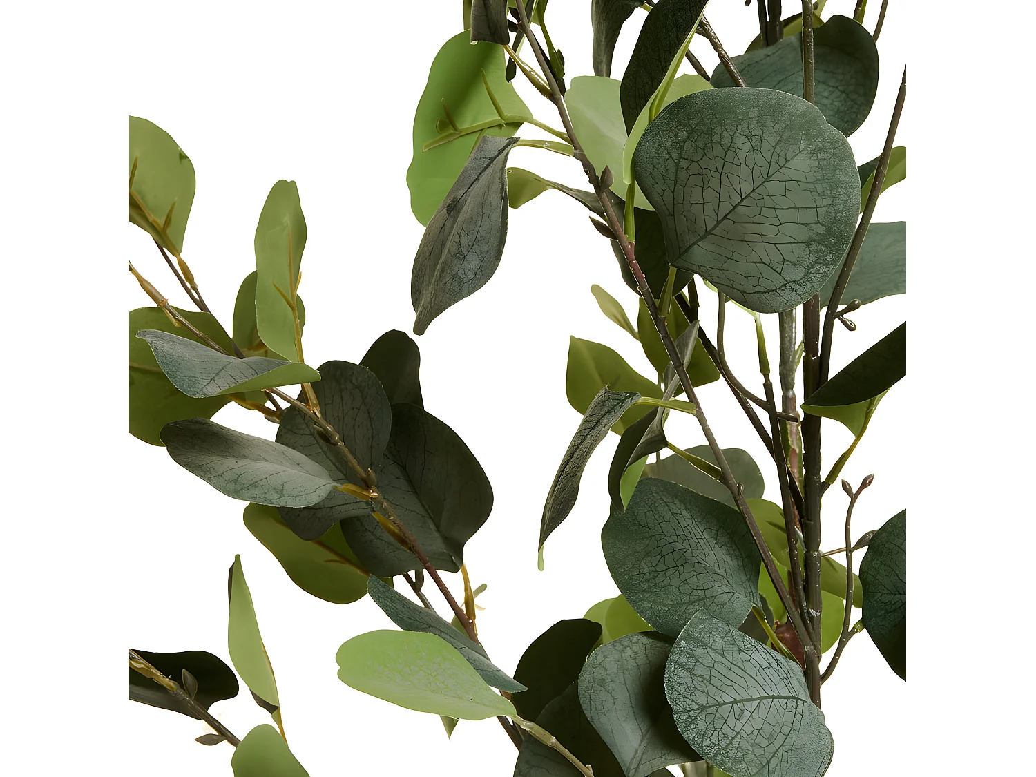 Kunstpflanze mit Topf - H. 120 cm - Eukalyptus