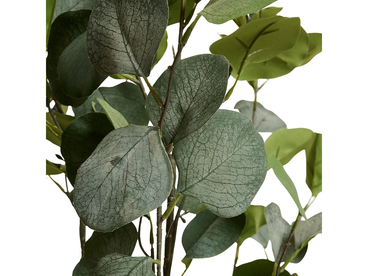 Kunstpflanze mit Topf - H. 120 cm - Eukalyptus