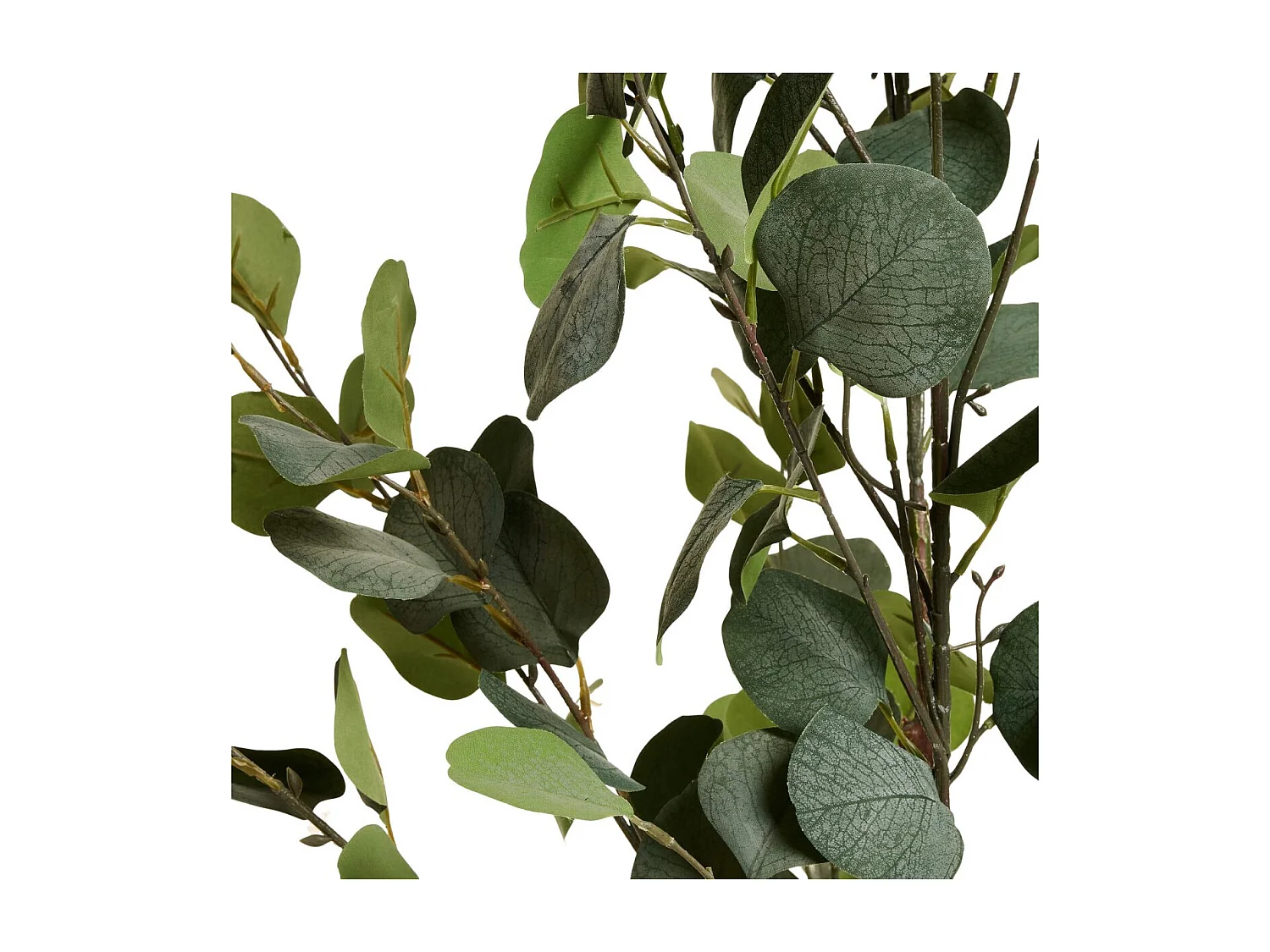 Kunstpflanze mit Topf - H. 120 cm - Eukalyptus