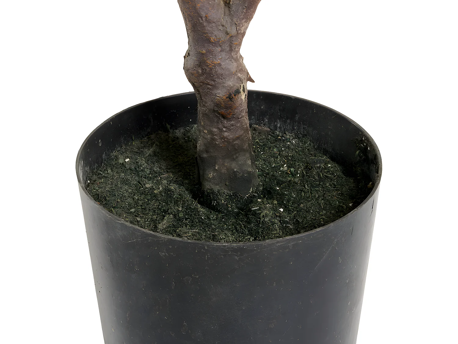 Plante artificielle avec pot - Croton - H. 75 cm