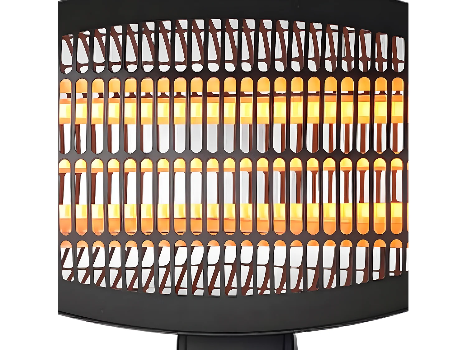 Cabezal De Calefactor Exterior Cuarzo Austral 2000w Negro