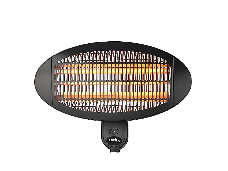 Cabezal De Calefactor Exterior Cuarzo Austral 2000w Negro