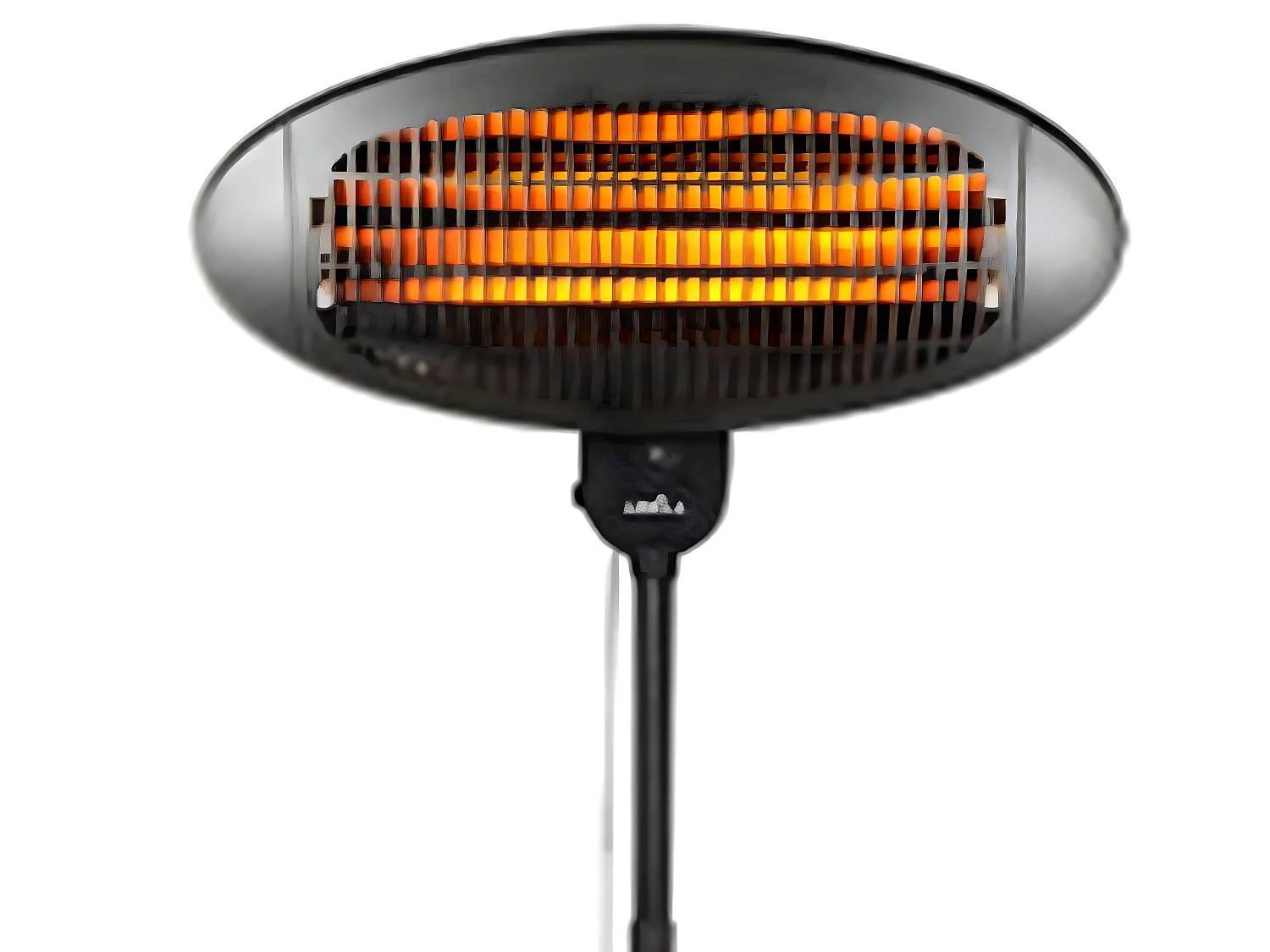 Calefactor Con Pie Para Exterior Austral 2000w Negro Orientable