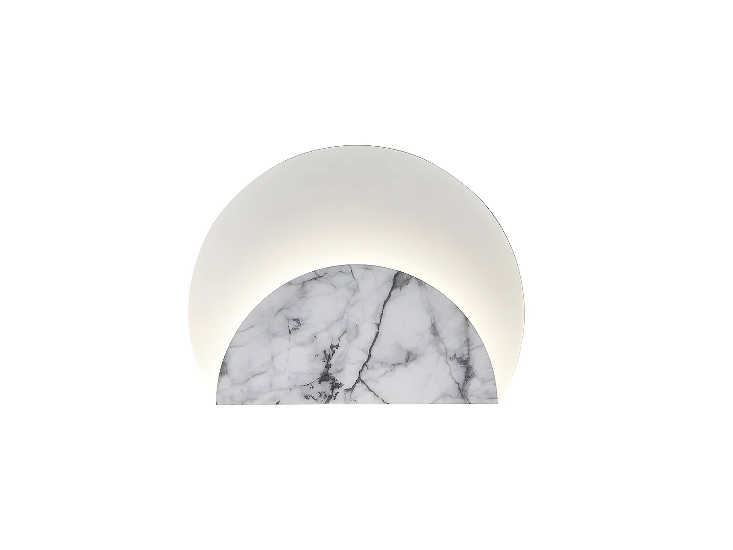 Applique marmol arrondie Mantra effet marbre