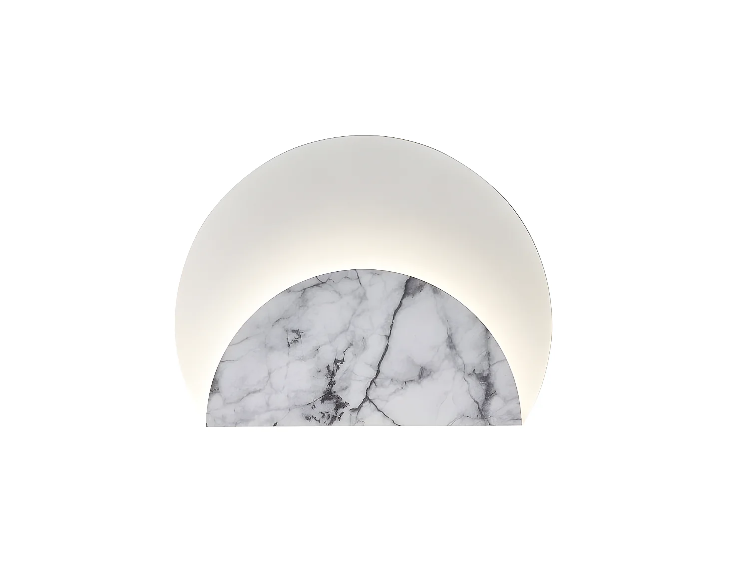 Applique marmol arrondie Mantra effet marbre