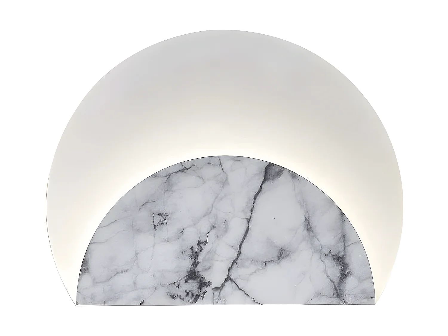 Applique marmol arrondie Mantra effet marbre