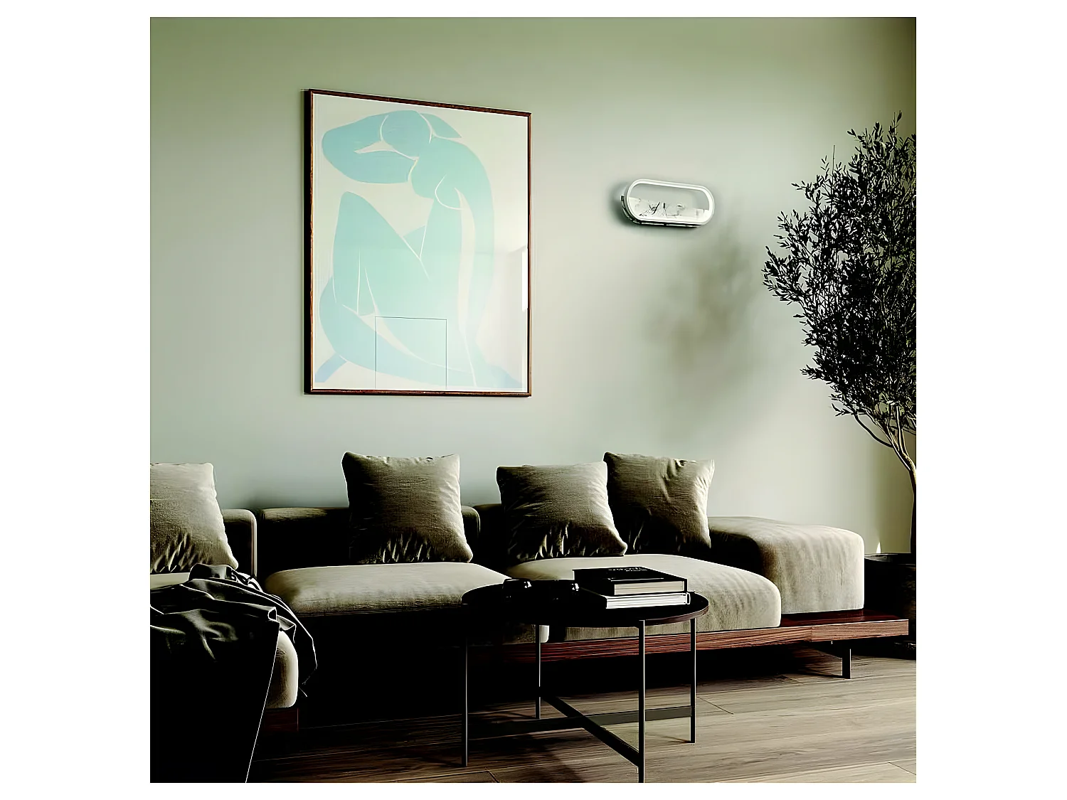 Applique marmol arrondie Mantra effet marbre