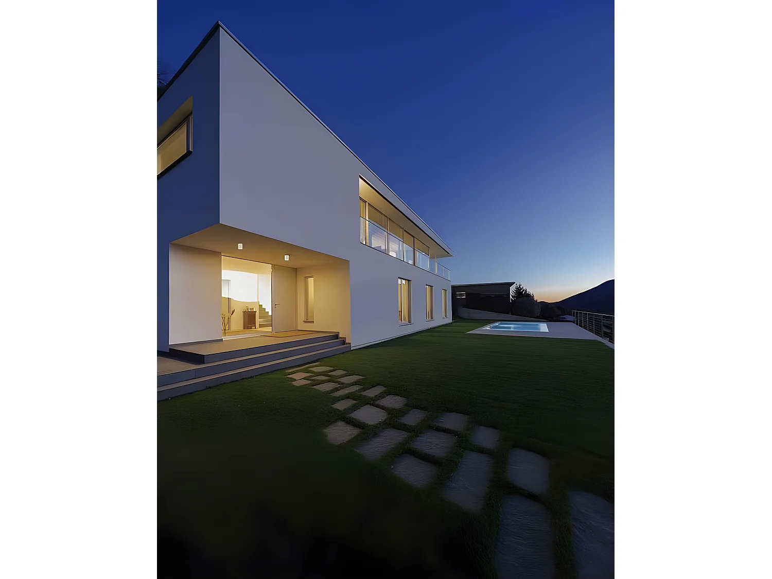 Proyector Para Exterior Color Blanco Modelo Kandanchu  De