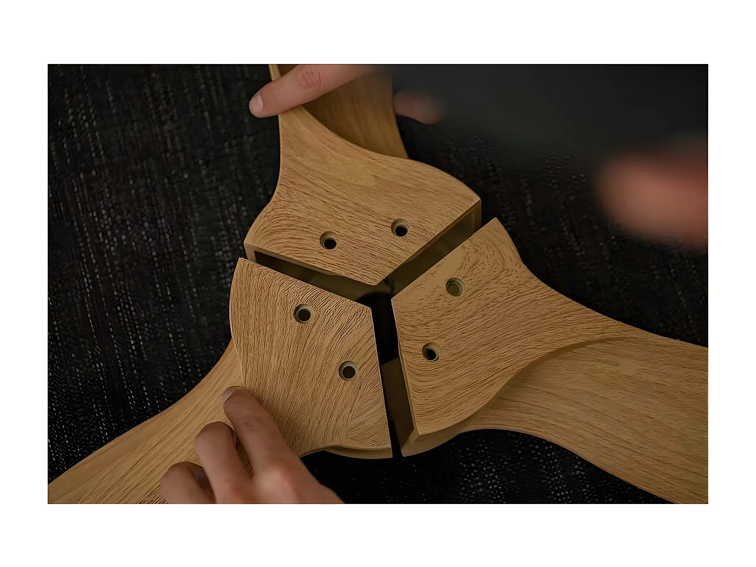 Plafonnier led Ventilateur Nepal 75W