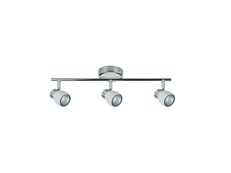 Regleta 3 Luces Para Baño Modelo Chacho Blanco-cromo