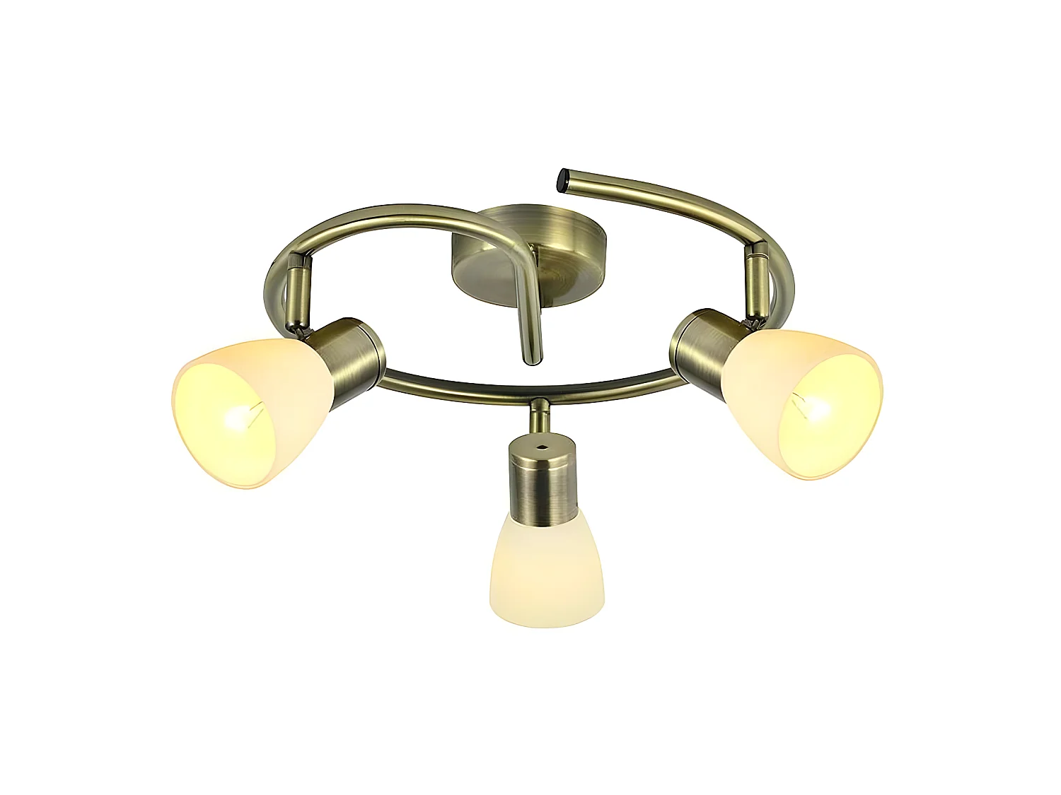 Iluminacion Para Baño Plafon Cholo 3 Focos Cuero