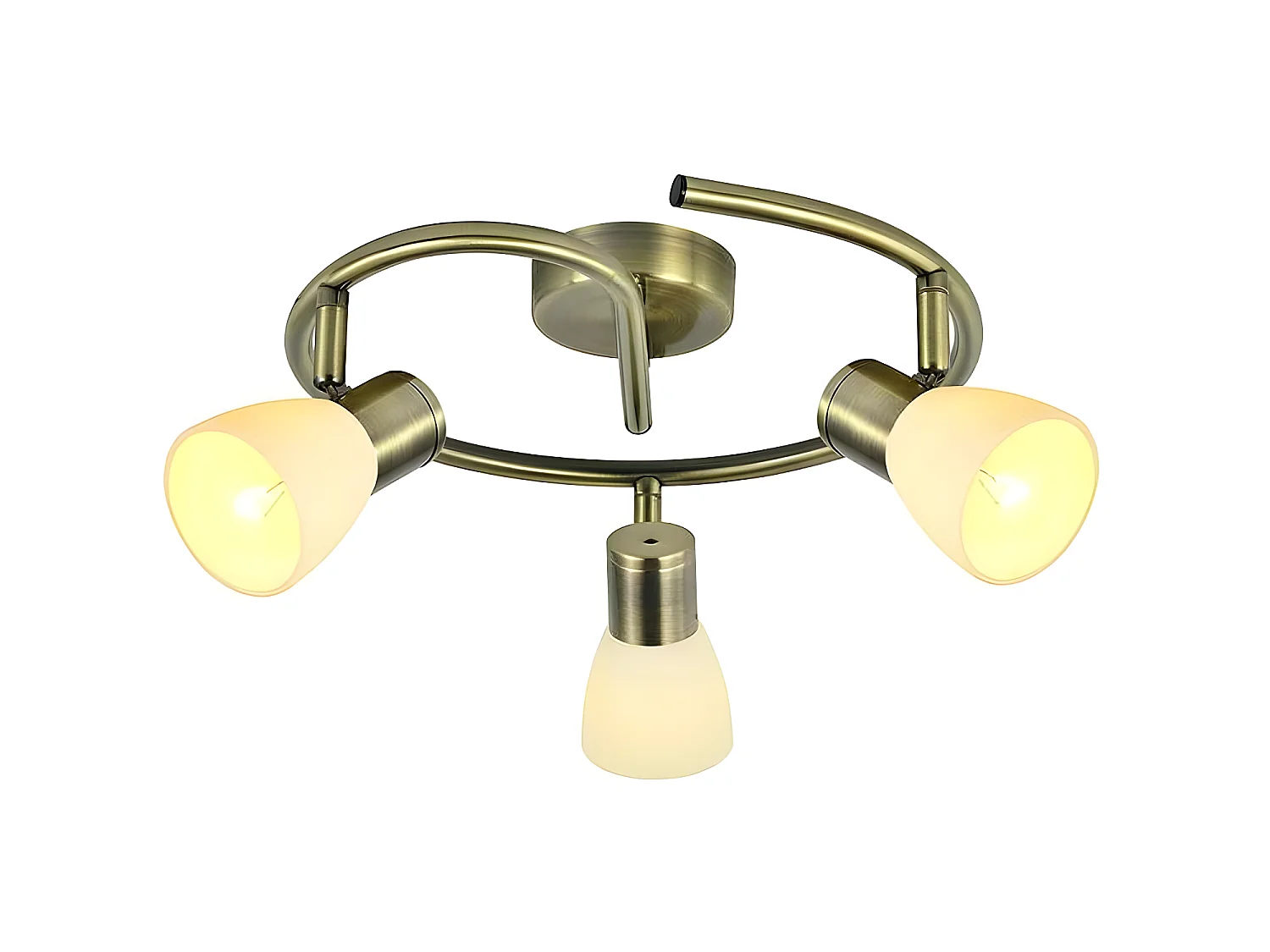 Iluminacion Para Baño Plafon Cholo 3 Focos Cuero