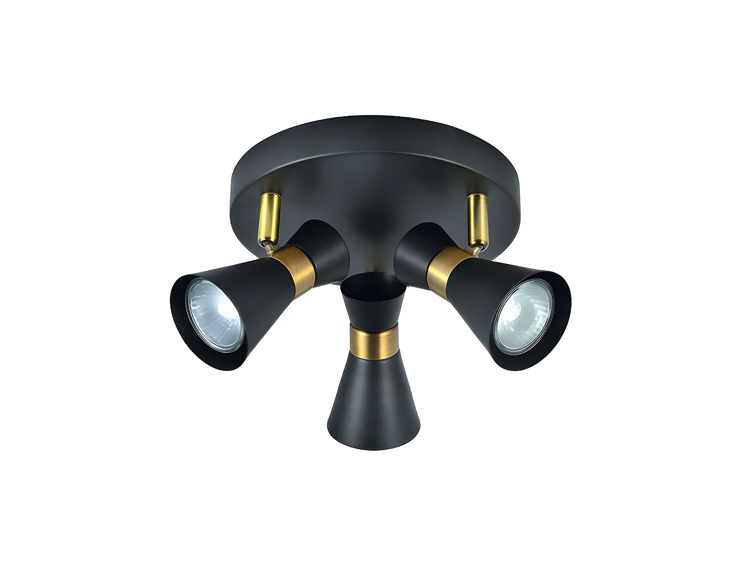 MAXIMO spotlight 3xGU10 black / Default Title