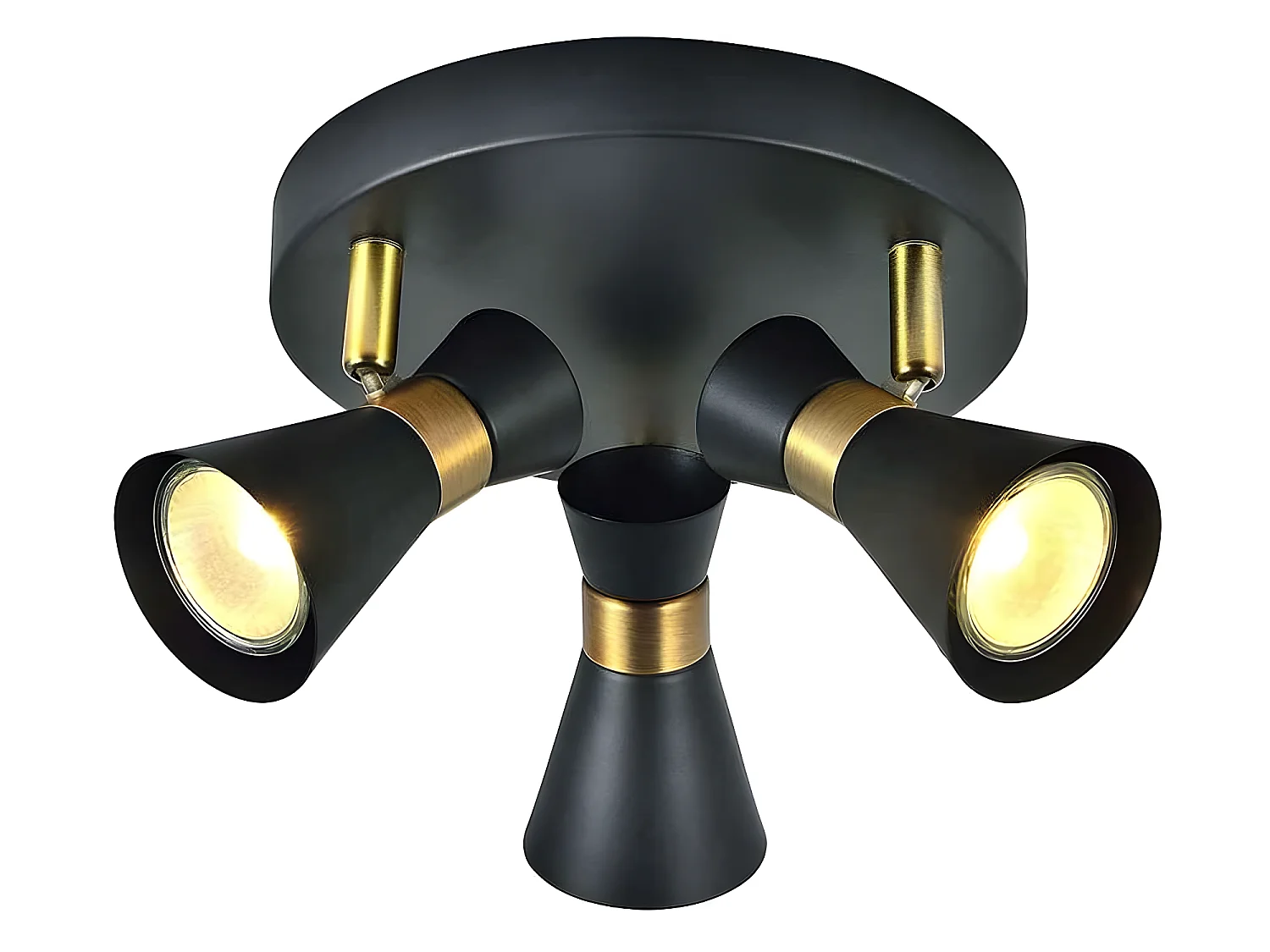 MAXIMO spotlight 3xGU10 black / Default Title