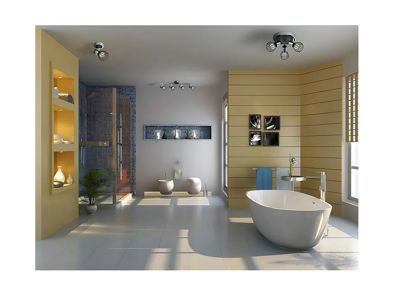 MATEO spotlight 2xE14 chrome / Default Title