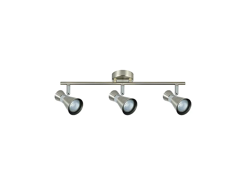 Regleta De Baño Maximo 3 Focos Niquel-cromo