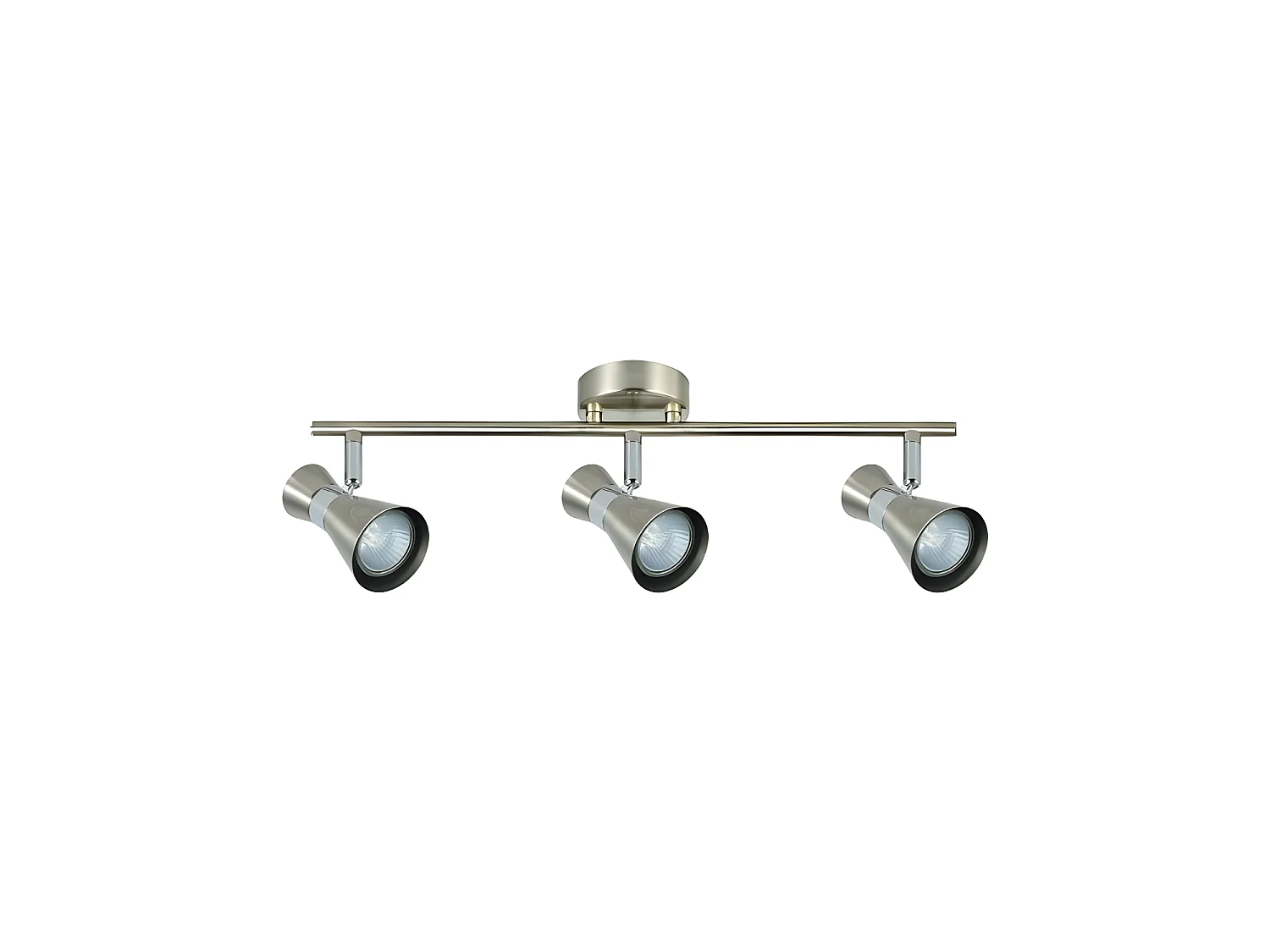 Regleta De Baño Maximo 3 Focos Niquel-cromo