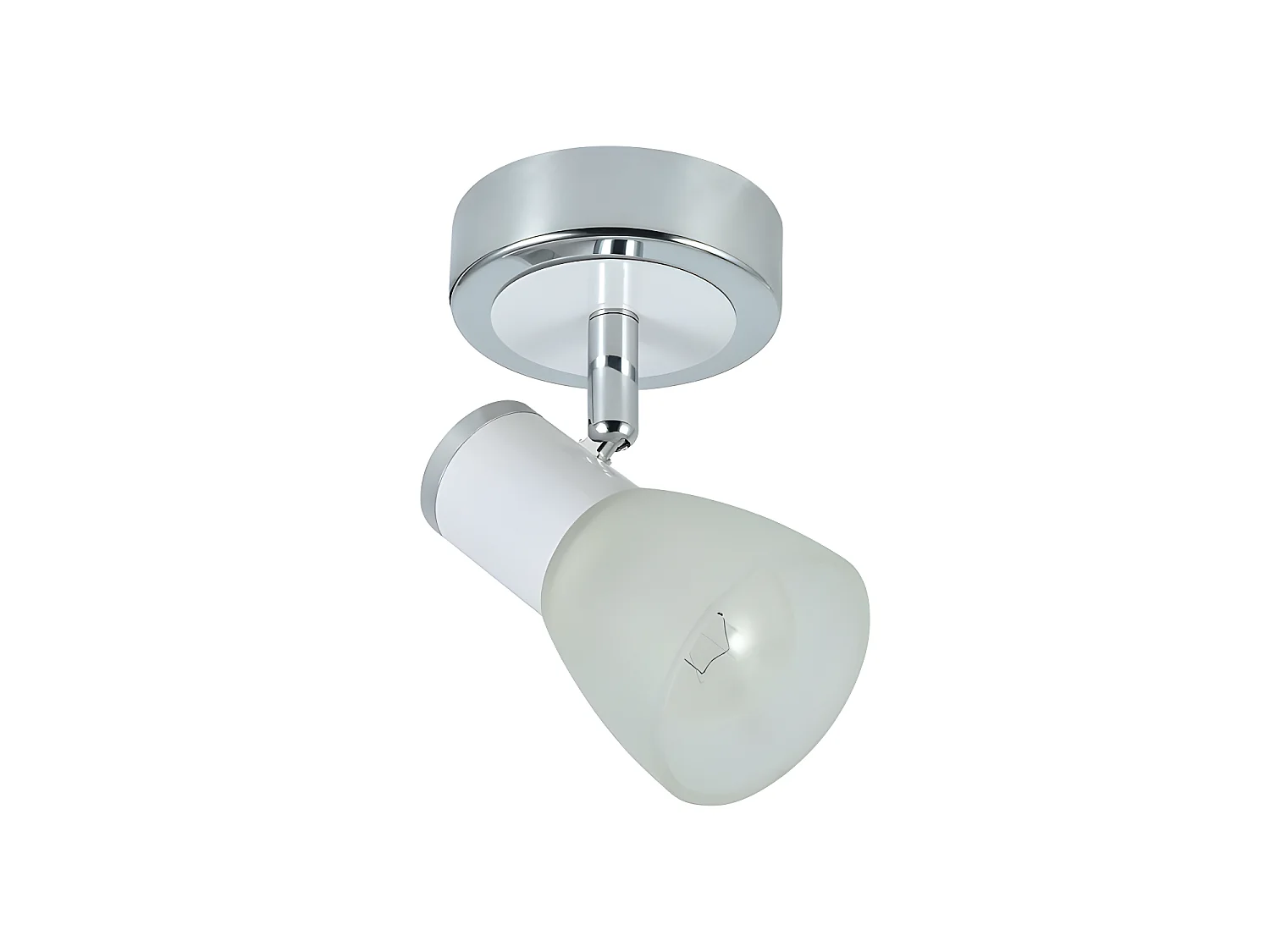 Oferta En Foco Para Baño Modelo Cholo Blanco/cromo