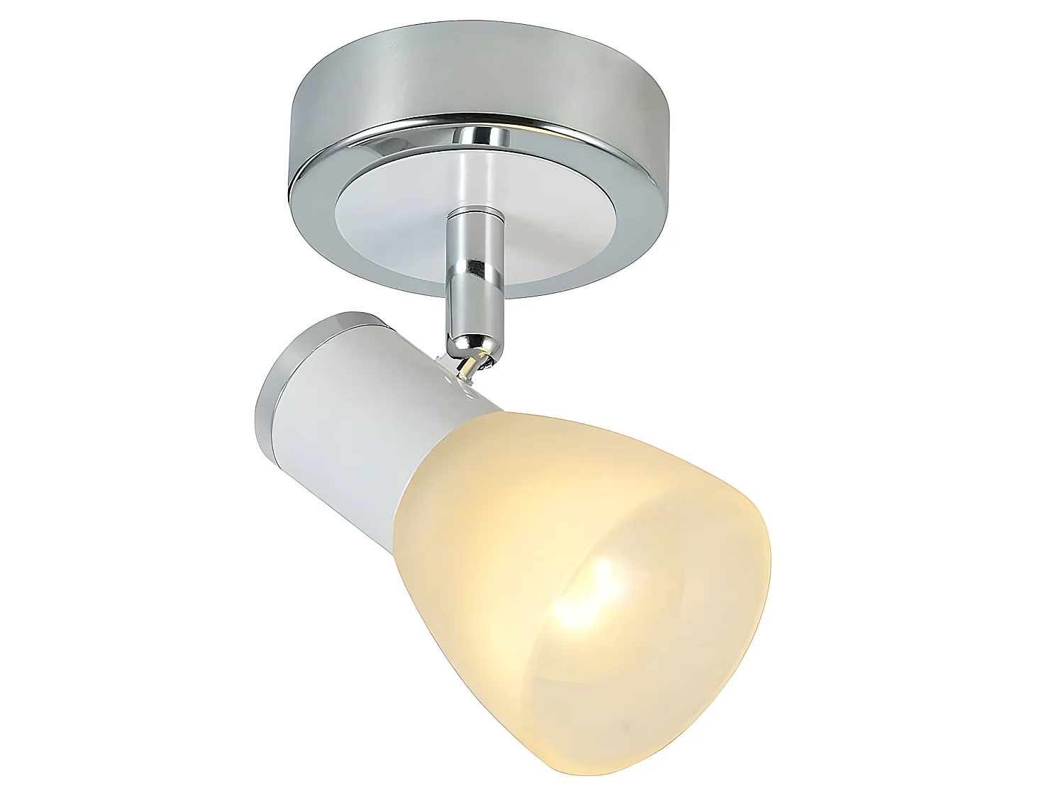 Oferta En Foco Para Baño Modelo Cholo Blanco/cromo