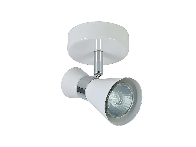 Foco Blanco-cromo Modelo Maximo Para Baño