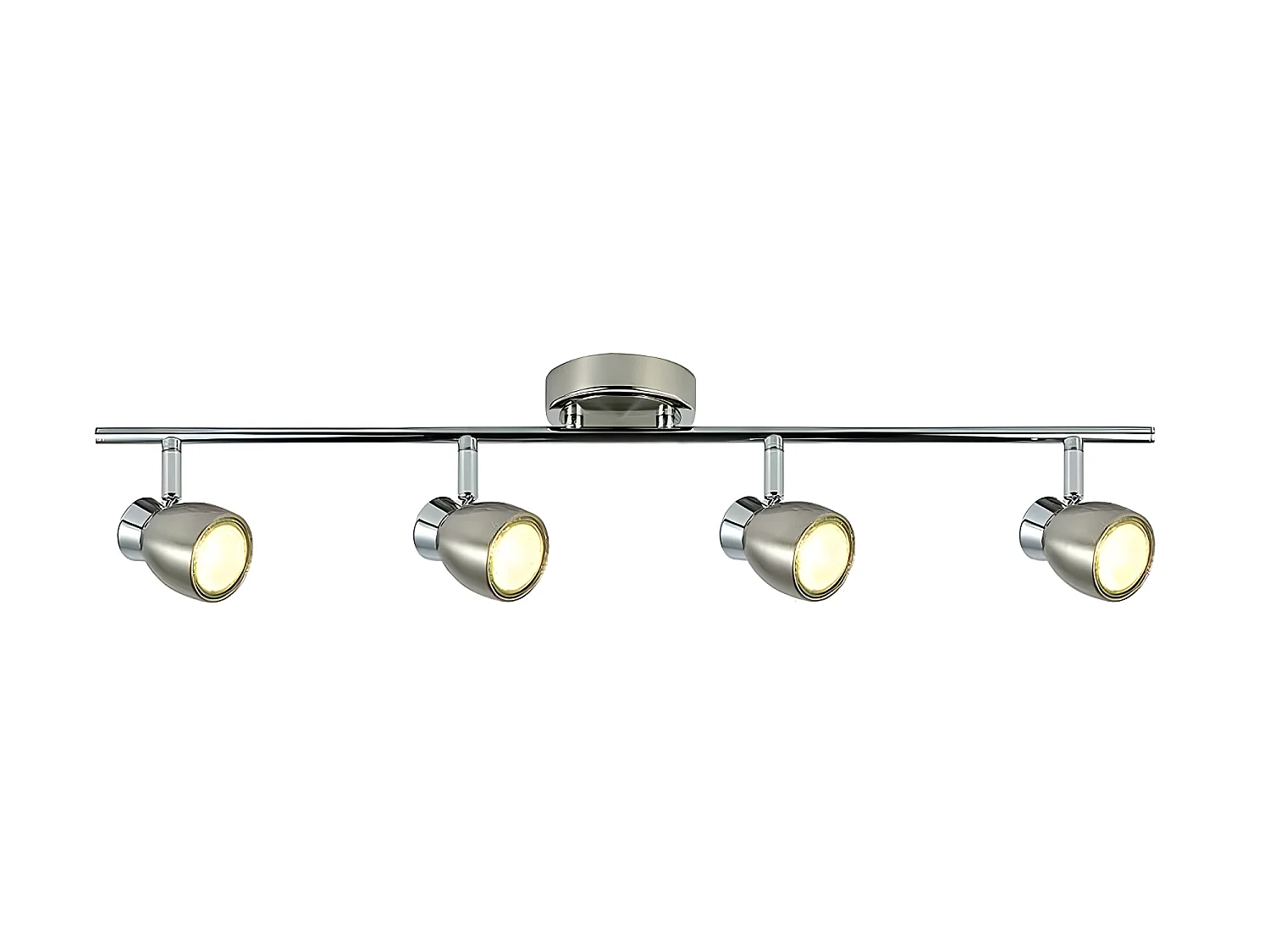 Regleta Baño Modelo Chacho 4 Focos Niquel-cromo