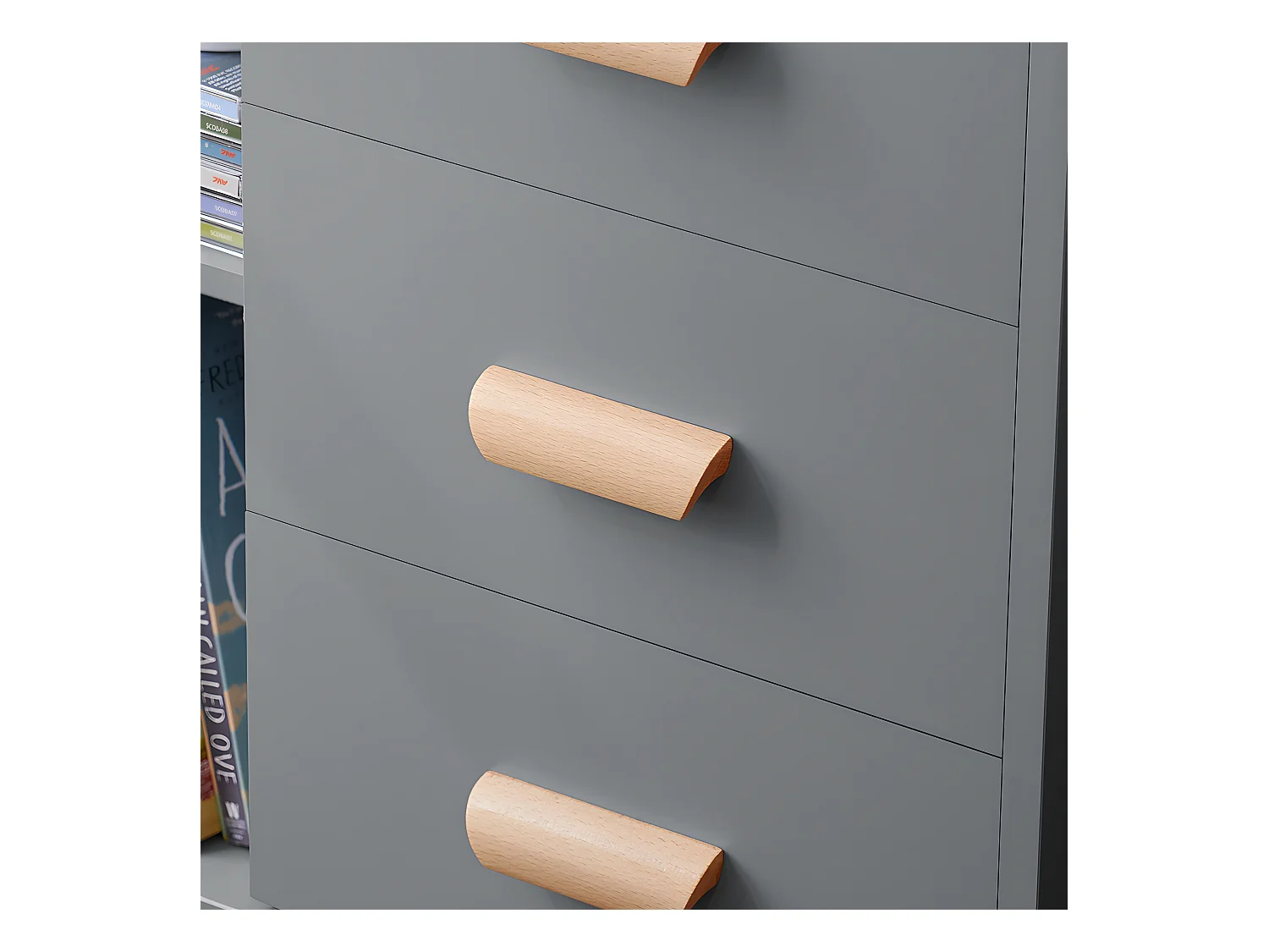 Stolik nocny z 3 szufladami, stolik kawowy FBT95-HG