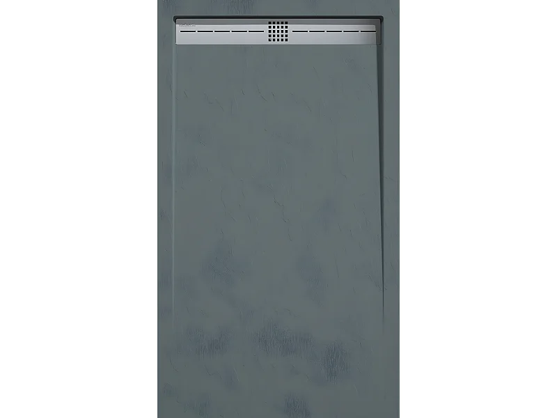 Plato de ducha pizarra ARCO ANTRACITA  90x140 cm rejilla inox