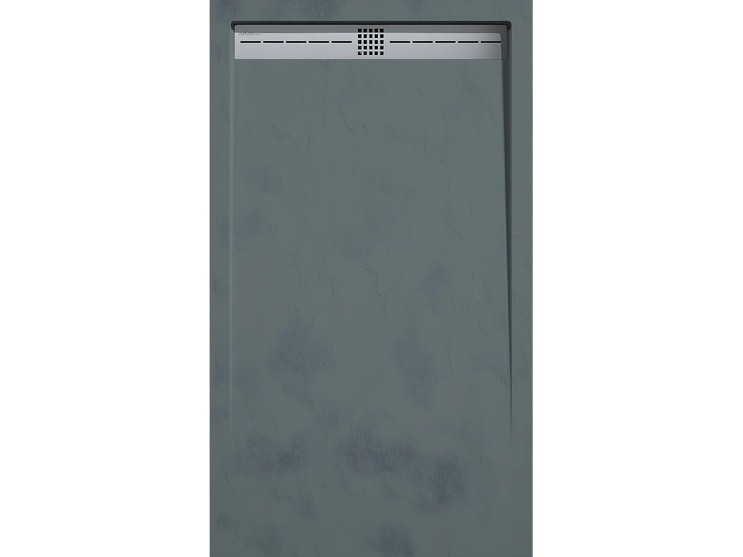 Mineralguss-Duschwanne extra flach ARCO Schieferoptik ANTHRAZIT 70x90 cm