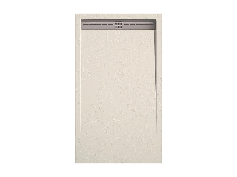 Plato de ducha pizarra ARCO CREMA  80x80 cm rejilla color