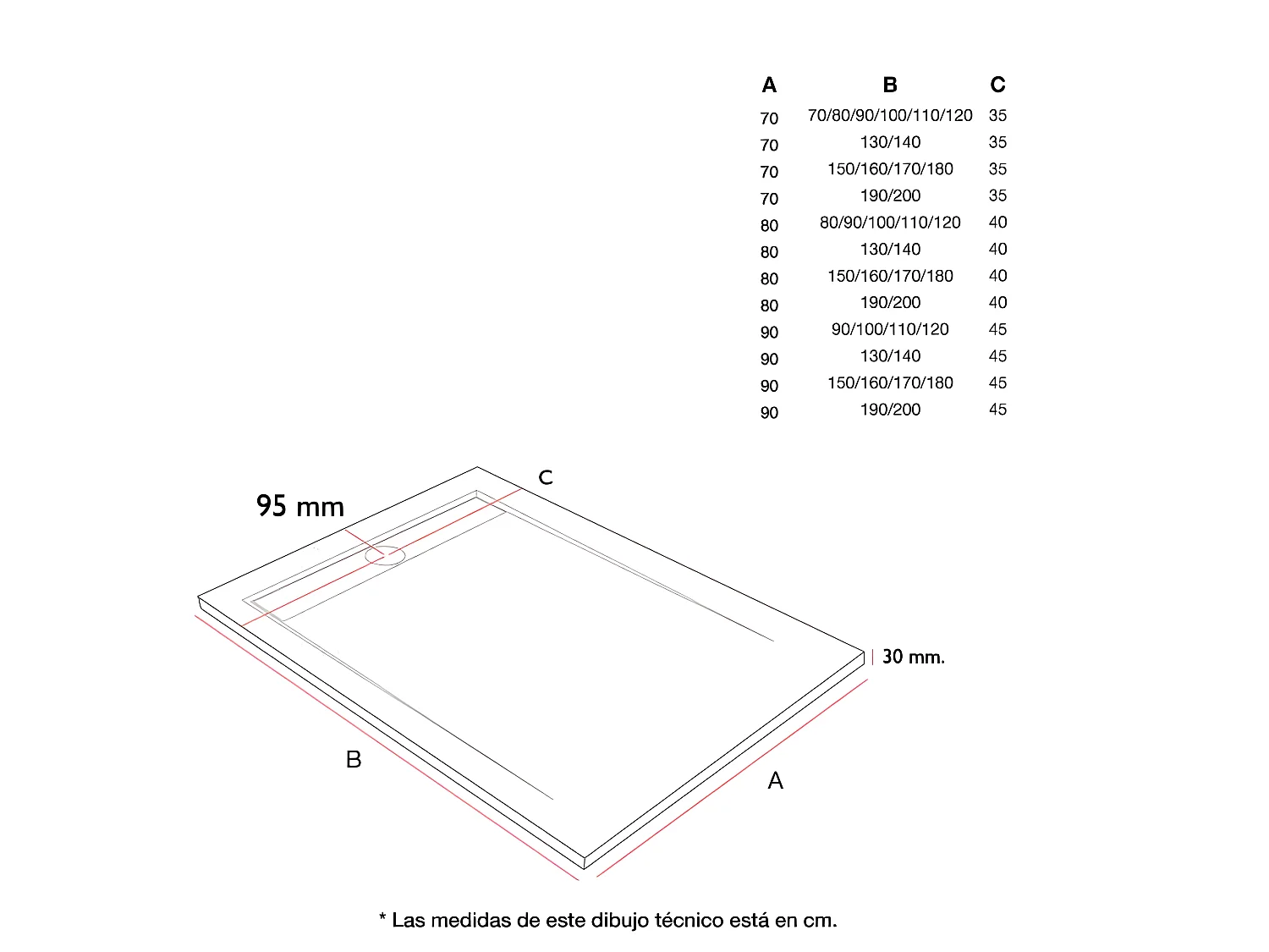 Mineralguss-Duschwanne extra flach ARCO Schieferoptik ANTHRAZIT 80x120 cm