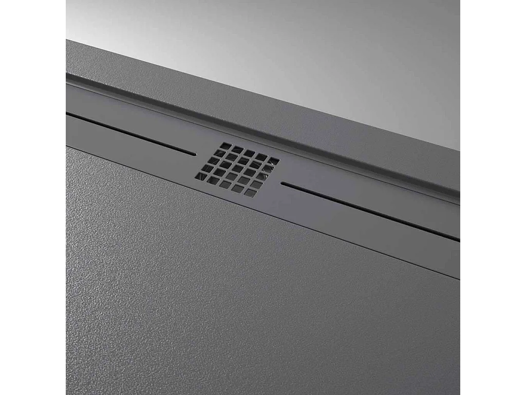 Plato de ducha pizarra ARCO BLANCO  90x140 cm rejilla color