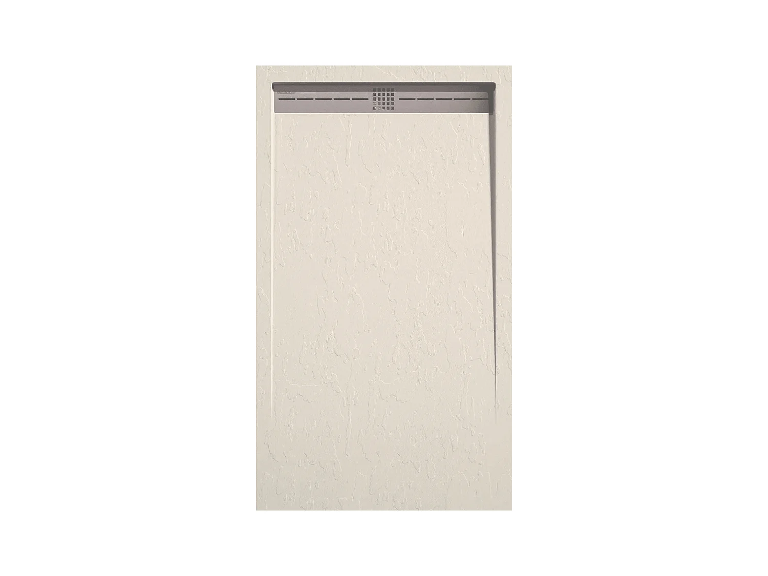 Mineralguss-Duschwanne extra flach ARCO Schieferoptik SAND 80x210 cm