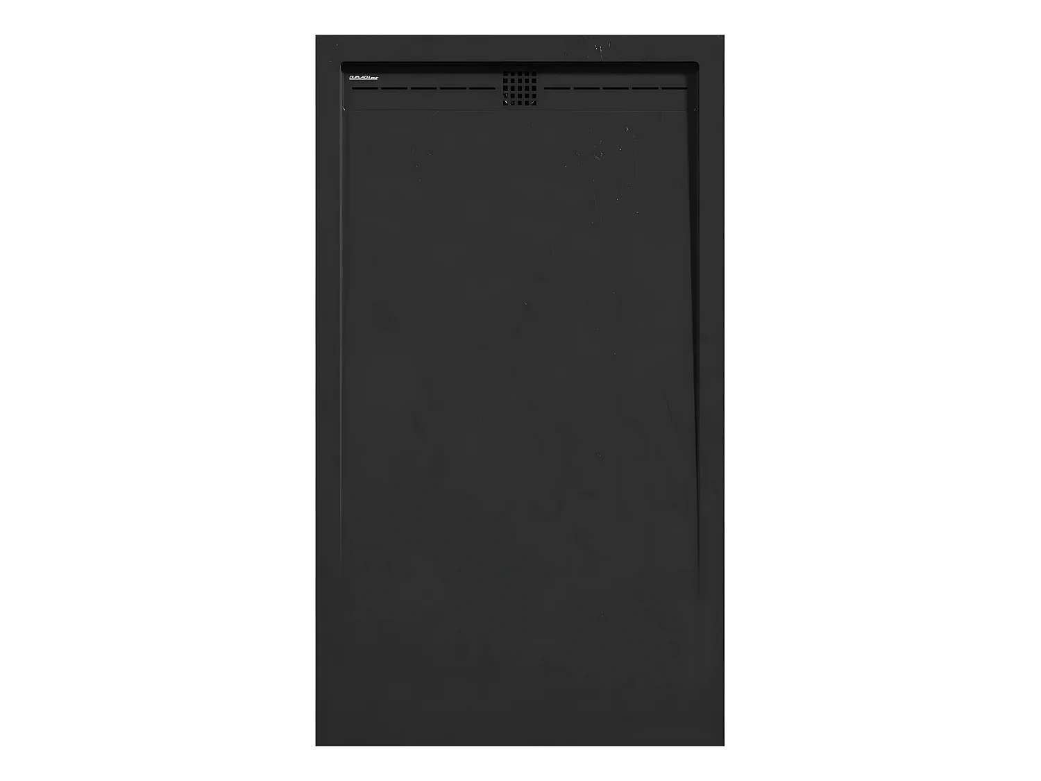 Mineralguss-Duschwanne extra flach ARCO Schieferoptik SCHWARZ 90x140 cm