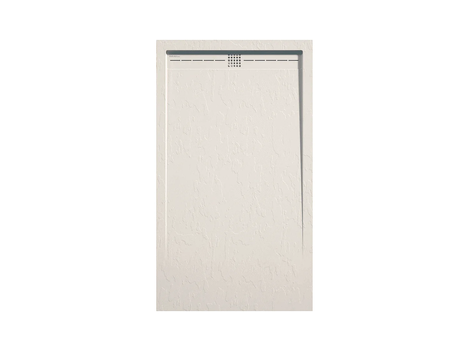 Mineralguss-Duschwanne extra flach ARCO Schieferoptik SAND 80x140 cm