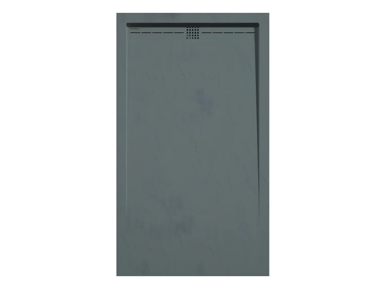Mineralguss-Duschwanne extra flach ARCO Schieferoptik ANTHRAZIT 80x160 cm