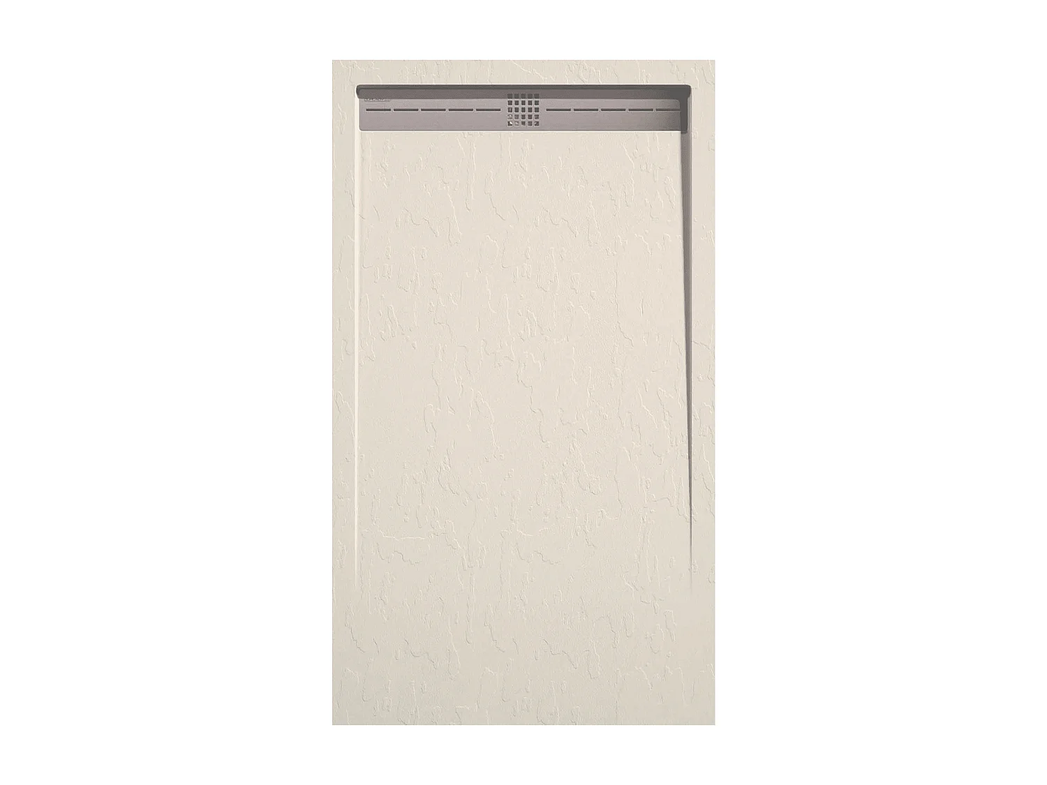 Plato de ducha pizarra ARCO CREMA  80x130 cm rejilla color