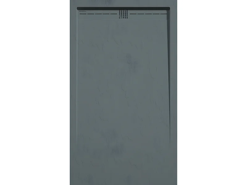 Plato de ducha pizarra ARCO ANTRACITA  90x130 cm rejilla color